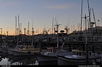 Photo by elki | San Francisco  sunset on the fishermanwharf